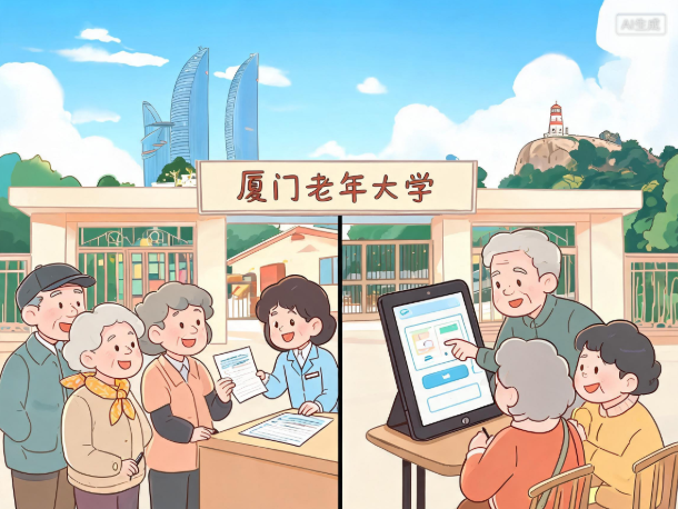厦门老年大学招生 线上线下同步报名