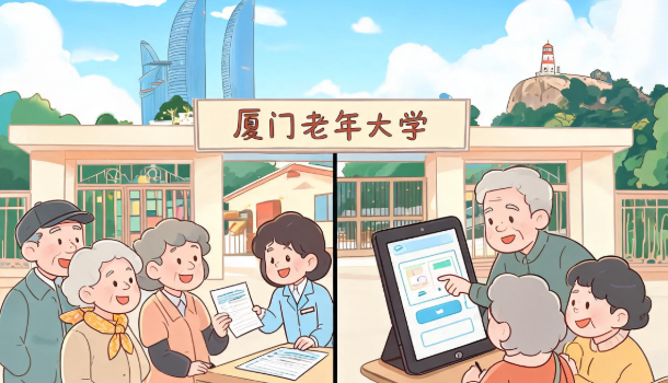 厦门老年大学招生 线上线下同步报名