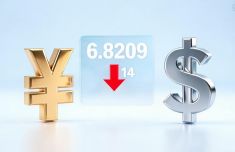 人民币对美元汇率中间价报6.8209 调贬14个基点