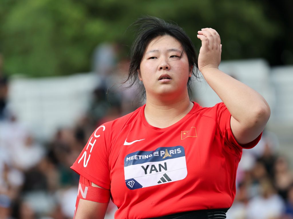 田径——钻石联赛巴黎站：严子怡夺得女子标枪冠军