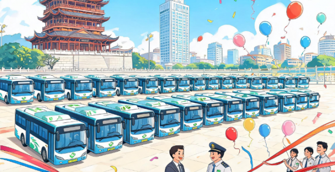 漳州30辆新能源公交车交付使用
