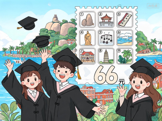 毕业生66元畅游鼓浪屿九大景点