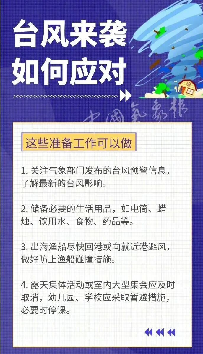 台风“美莎克”今天将登陆我国 中央气象台发布台风蓝色预警