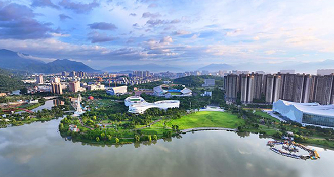 福建闽侯:旗山湖公园景美如画