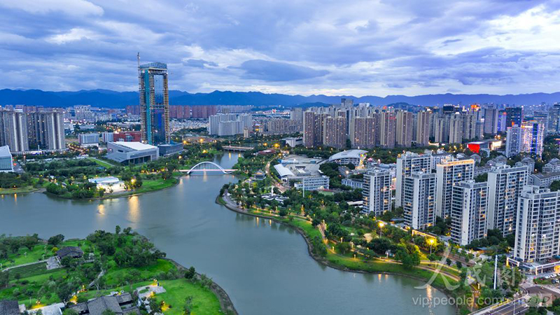 福建省福州市闽侯县，旗山湖公园风光。