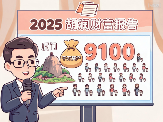 《2025胡润财富报告》发布 厦门千万元资产家庭近万户