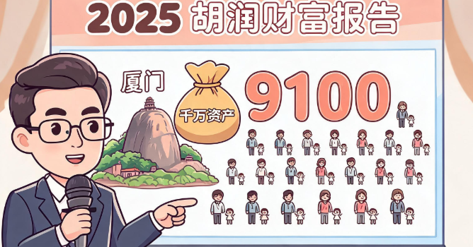 《2025胡润财富报告》发布 厦门千万元资产家庭近万户