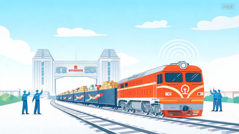2026年中欧班列中通道通行量突破2500列