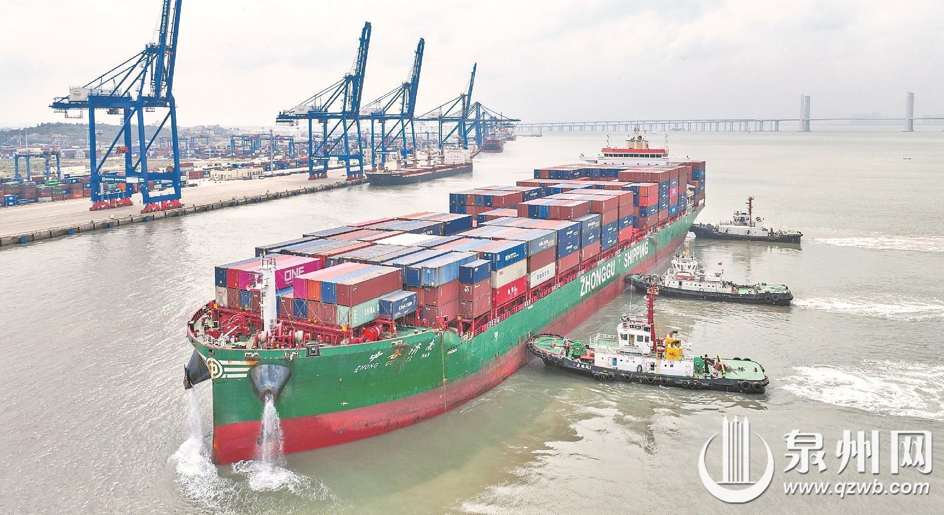 上半年泉州外贸集装箱吞吐量比增37.97%