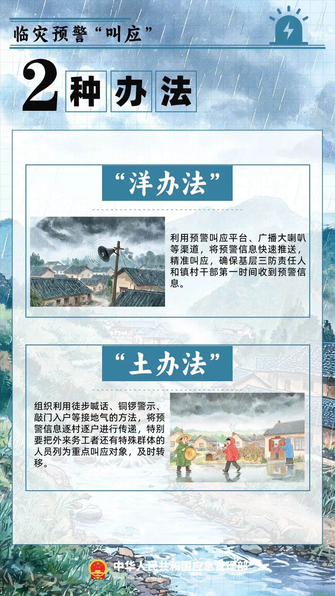 主汛期已至，防灾避险记住“54321” ！