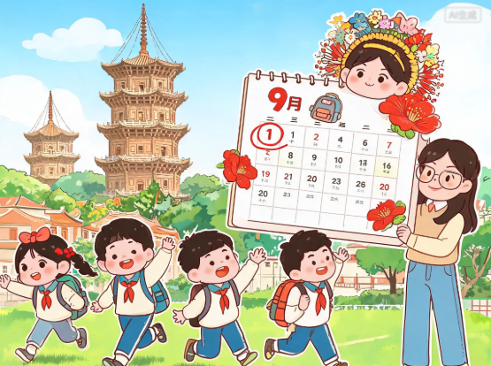 泉州发布新学年校历 下学期开学时间定了