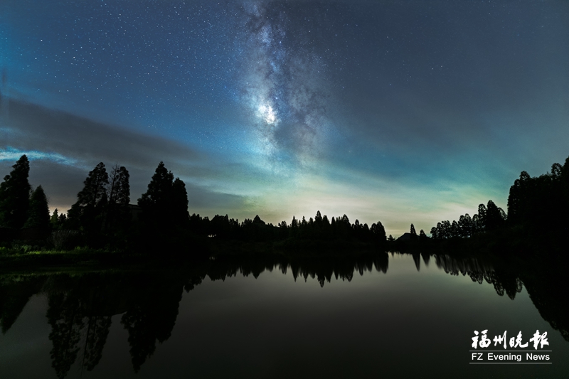 大湖乡星空。陈景好 摄