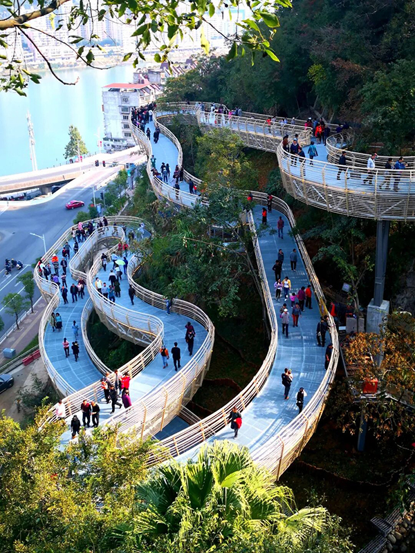 延平区九峰栈道（郑建民 摄 资料图片）