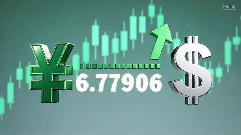 人民币对美元汇率中间价报6.7906 调升27个基点