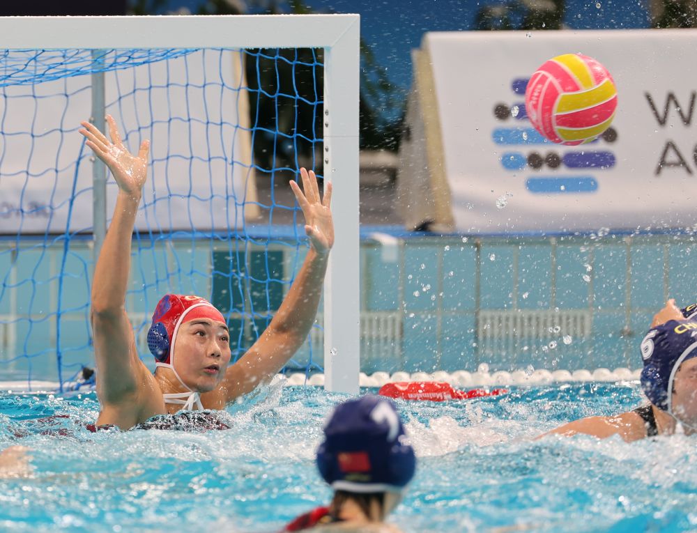 女子水球世界杯总决赛：中国队不敌美国队 无缘四强