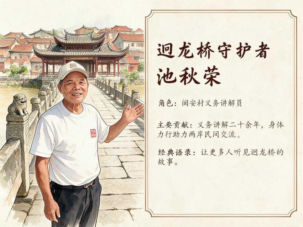守桥人⑥｜池秋荣：让更多人听见迥龙桥的故事