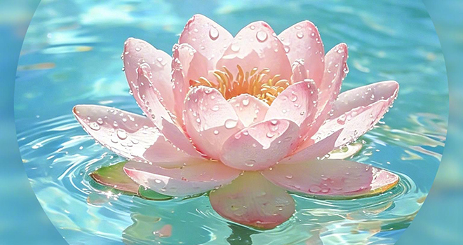 收藏!夏日专属好运莲花头像