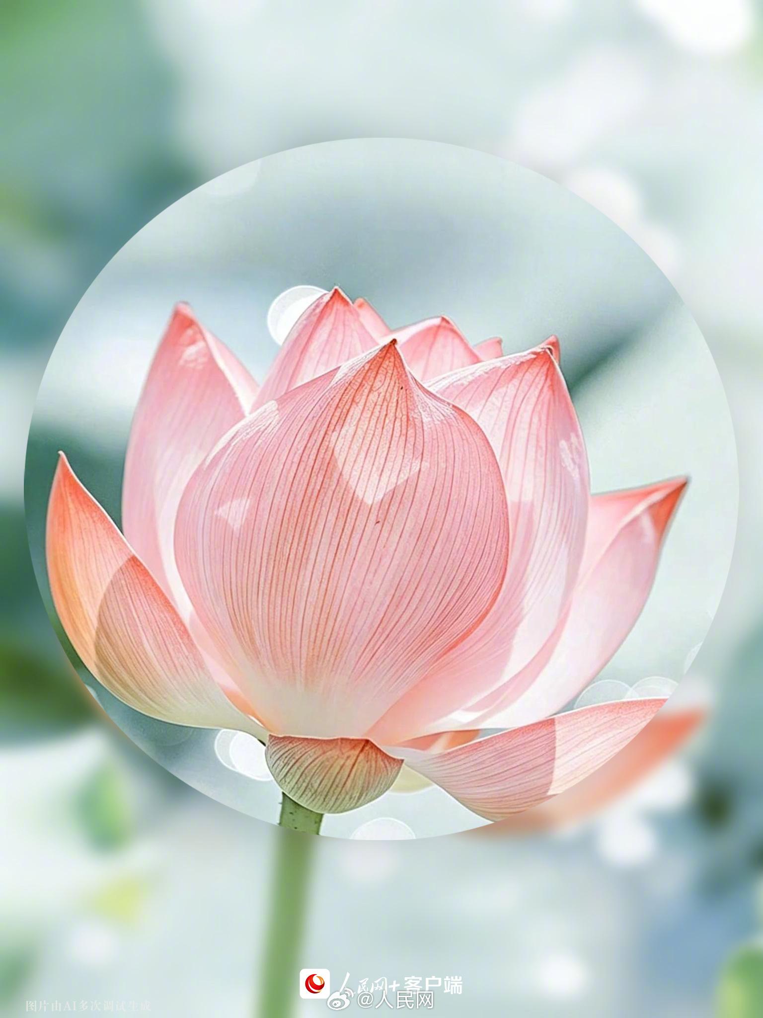 夏日专属好运莲花头像！