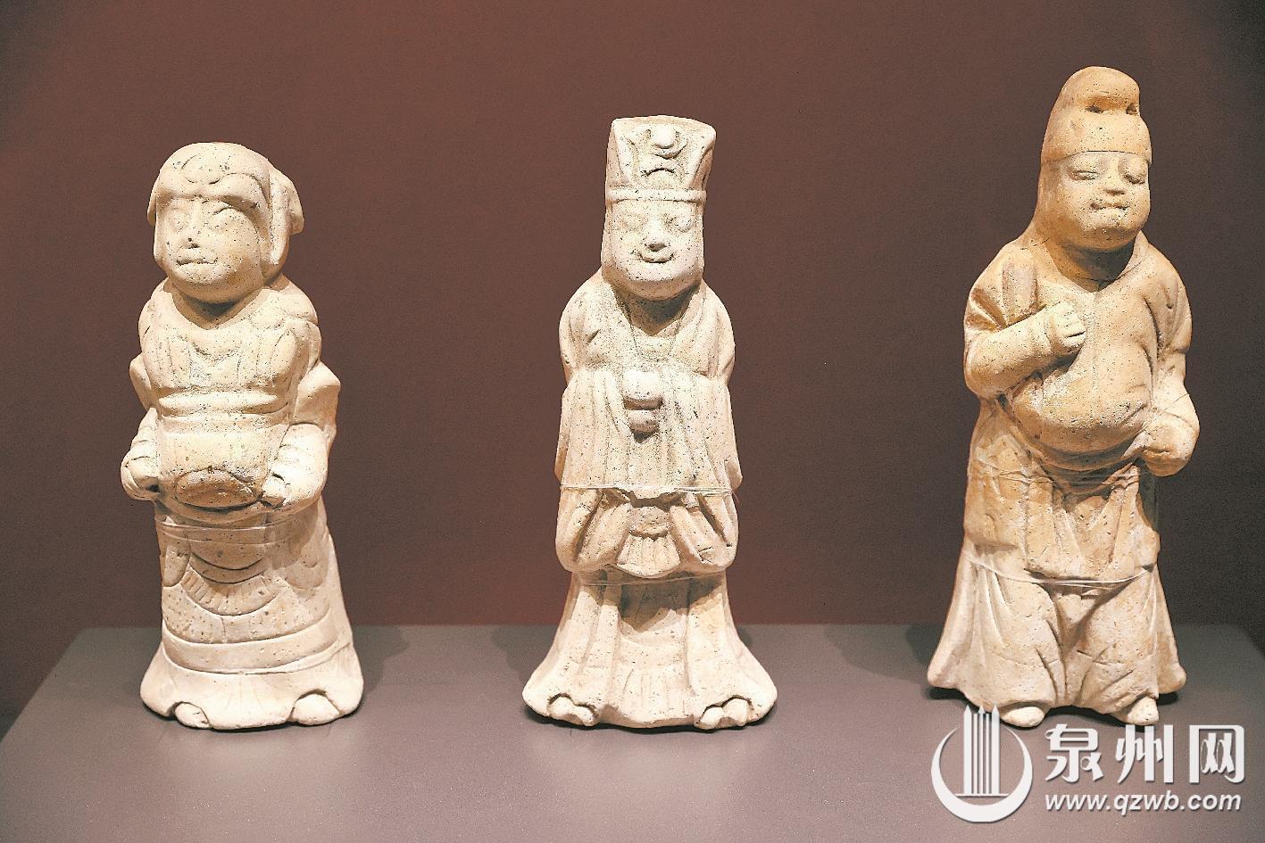五代侍从俑、文官俑、武士俑