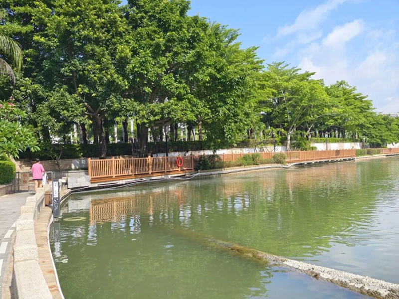 筼筜湖健身步道四期。海西晨报记者 王世伟 摄