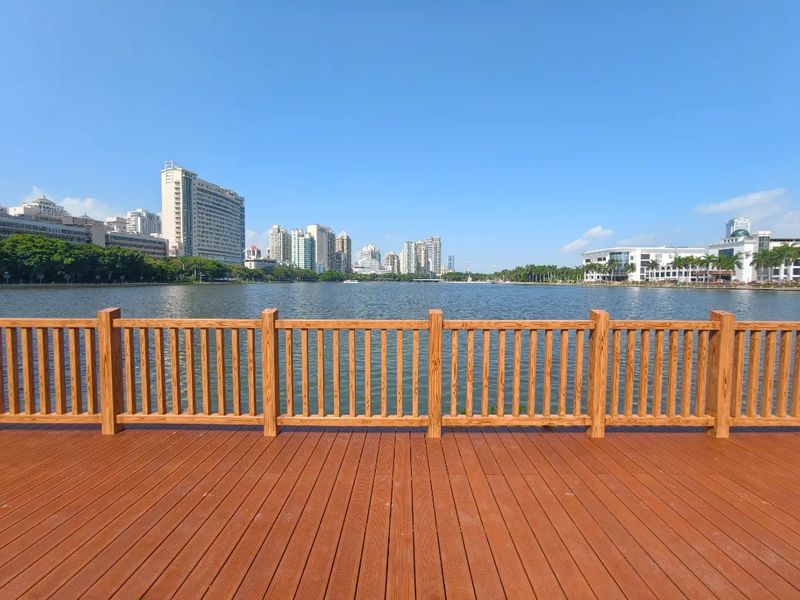 筼筜湖健身步道四期。海西晨报记者 王世伟 摄