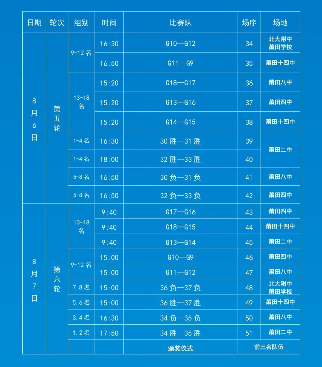 2026年“校园闽超”初中组比赛即将拉开帷幕！