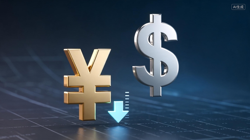 人民币对美元汇率中间价报6.7898 调贬4个基点