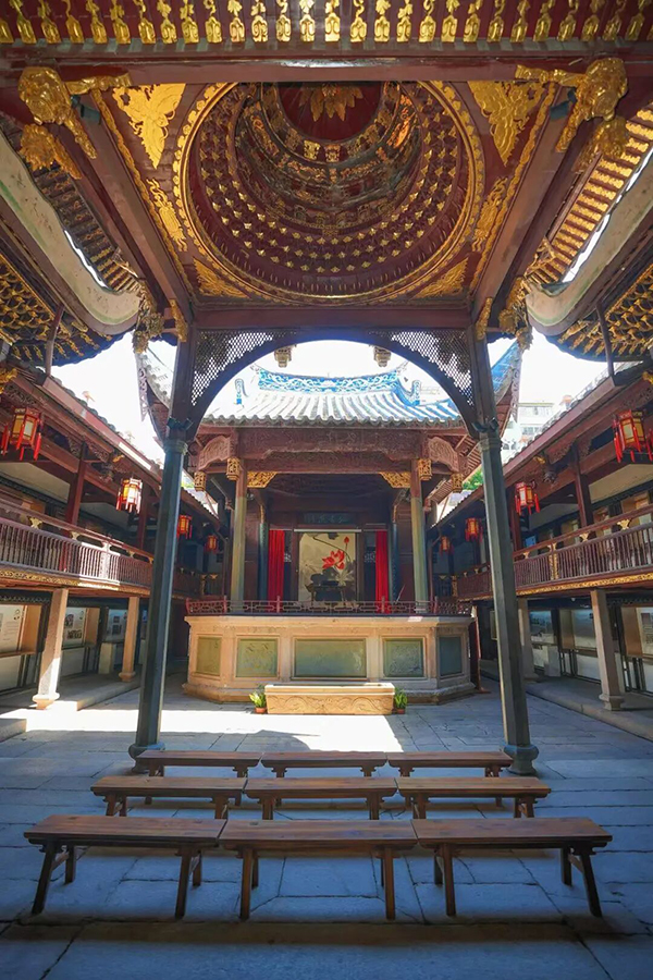 古田会馆建成于1915年，是福州保存最为完整的会馆之一。