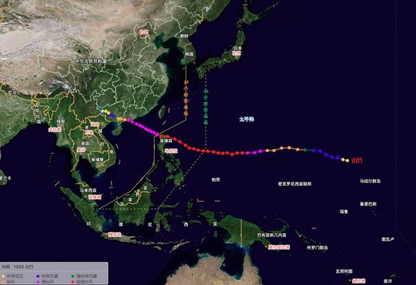 台风“白海豚”影响我国已成定局 即将进入48小时台风警戒线