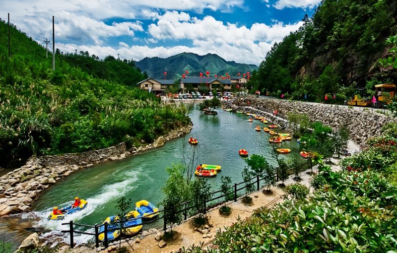 邵武云灵山漂流。