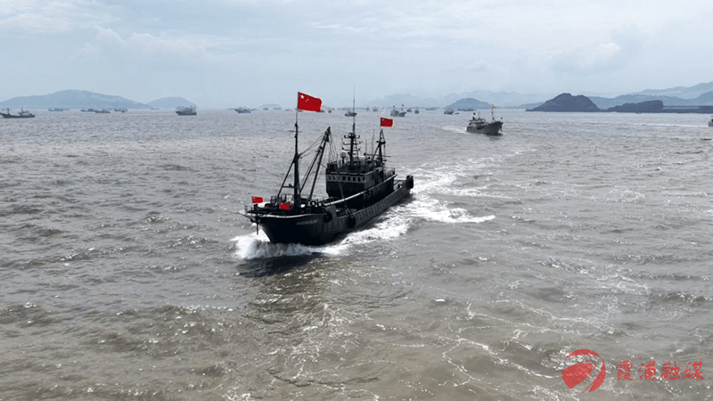 宁德市霞浦县“小开渔”正式重启，600多艘渔船扬帆起航出海寻鲜。