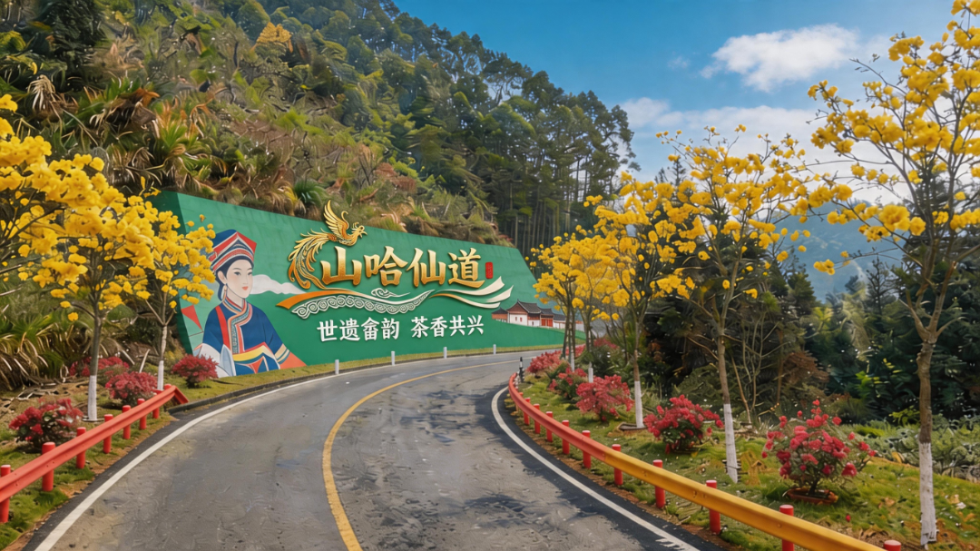 福建华安：以诗意风景路铺就乡村振兴幸福通途