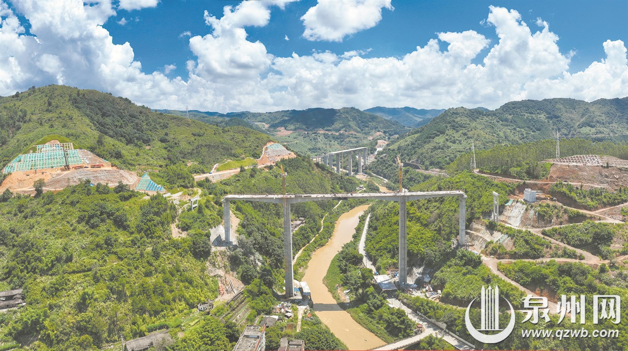 泉州白濑水利枢纽剑斗互通连接线工程关键节点完成