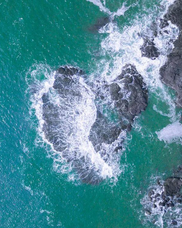 漳州火山岛爱心石。图源：漳浦县融媒体中心