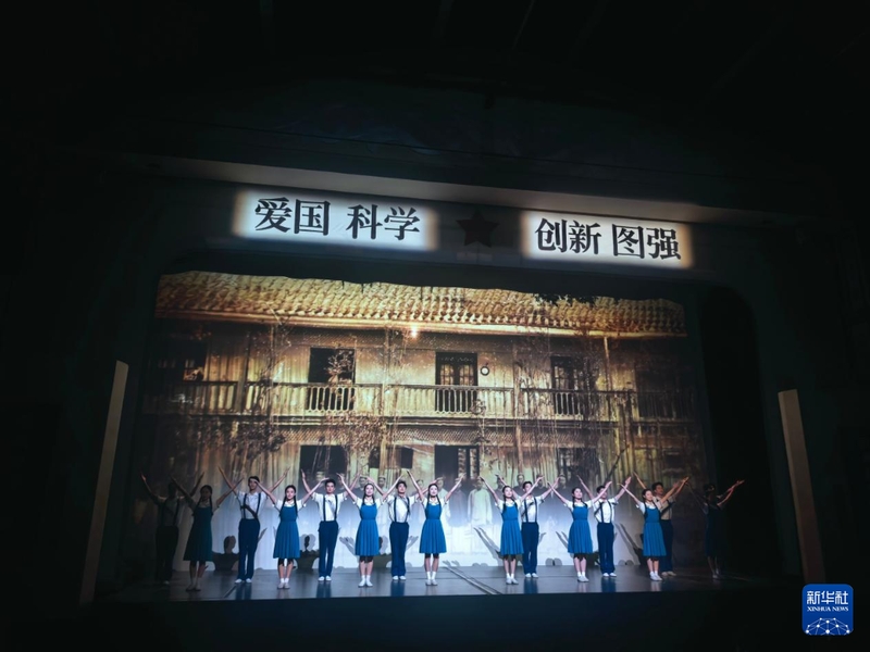 这是《最忆船政》演出现场。新华网记者 唐斓 摄