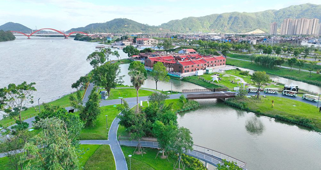 福建漳州：“生态伤疤”变身“城市客厅”