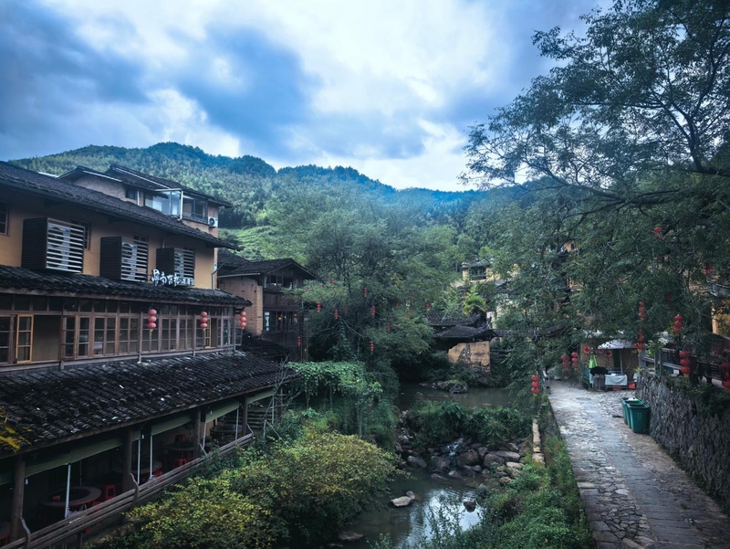 这是宁德市屏南县龙潭村的风景。新华网记者 唐斓 摄