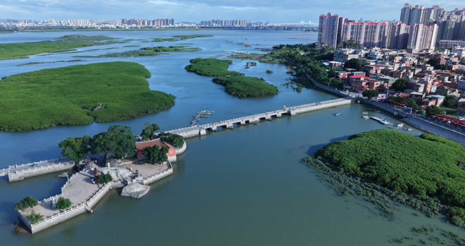 福建洛江：千年古桥“潮”起来
