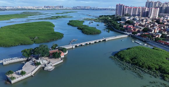 福建洛江：千年古桥“潮”起来