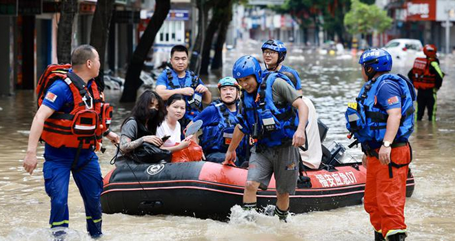 暴雨中的福建，这一幕幕，令人动容！
