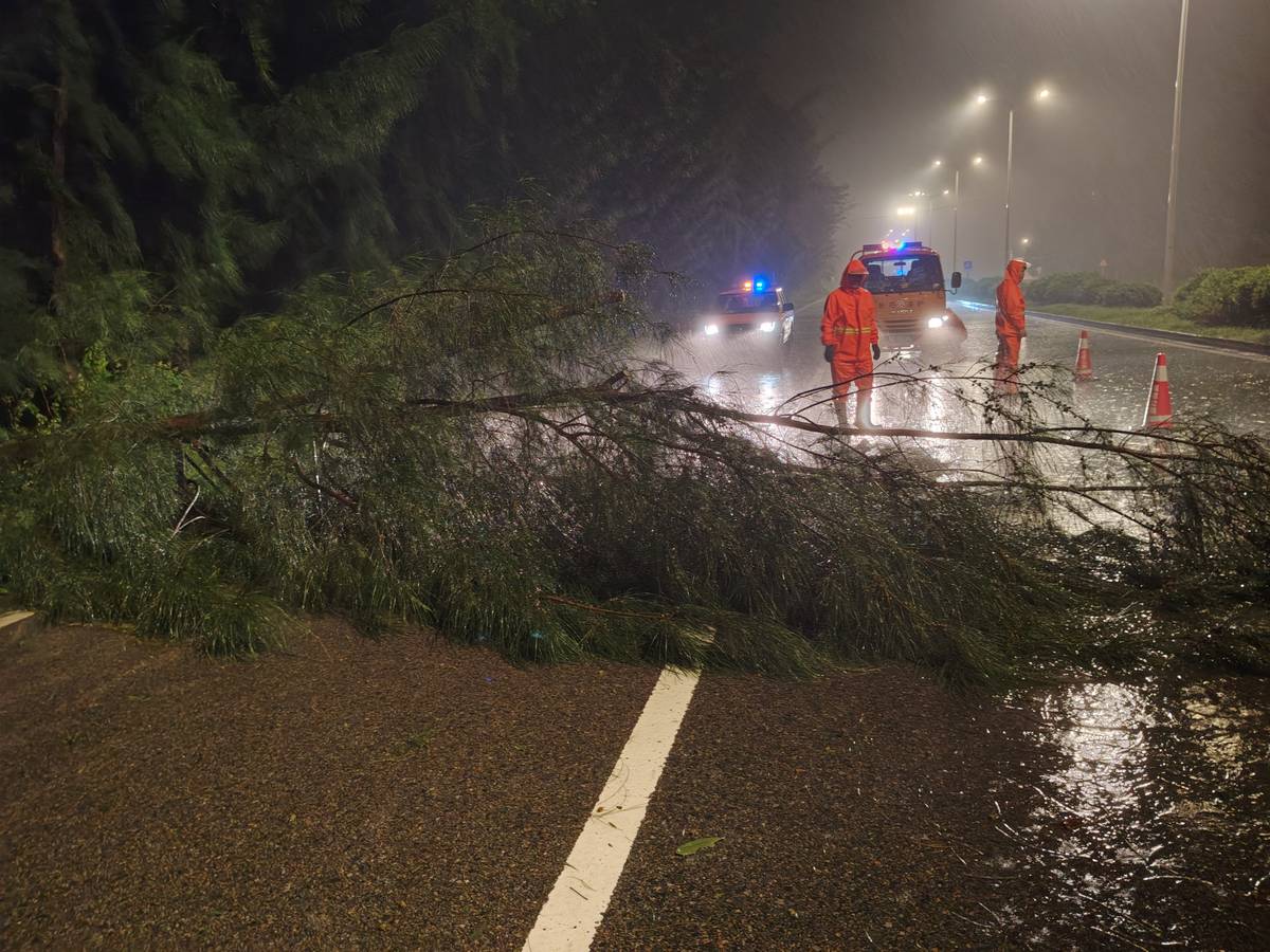 “沙德尔”再登陆，公路人风雨无阻护路畅！