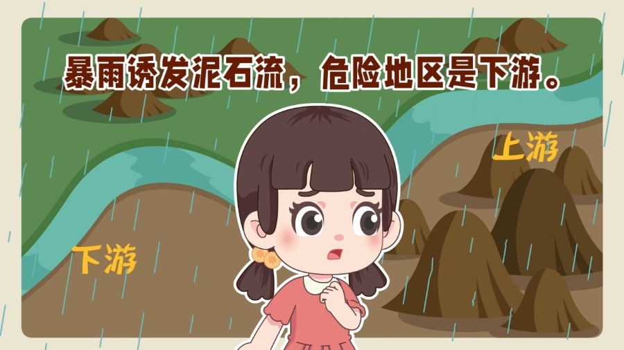 遇到山洪泥石流怎么办？记住这个气象灾害防御顺口溜。