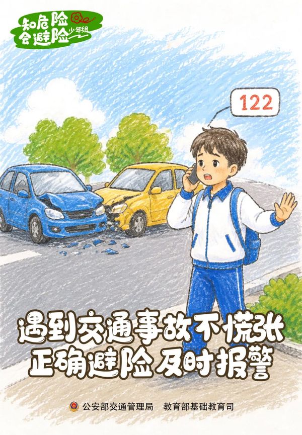 儿童组交通安全主题海报