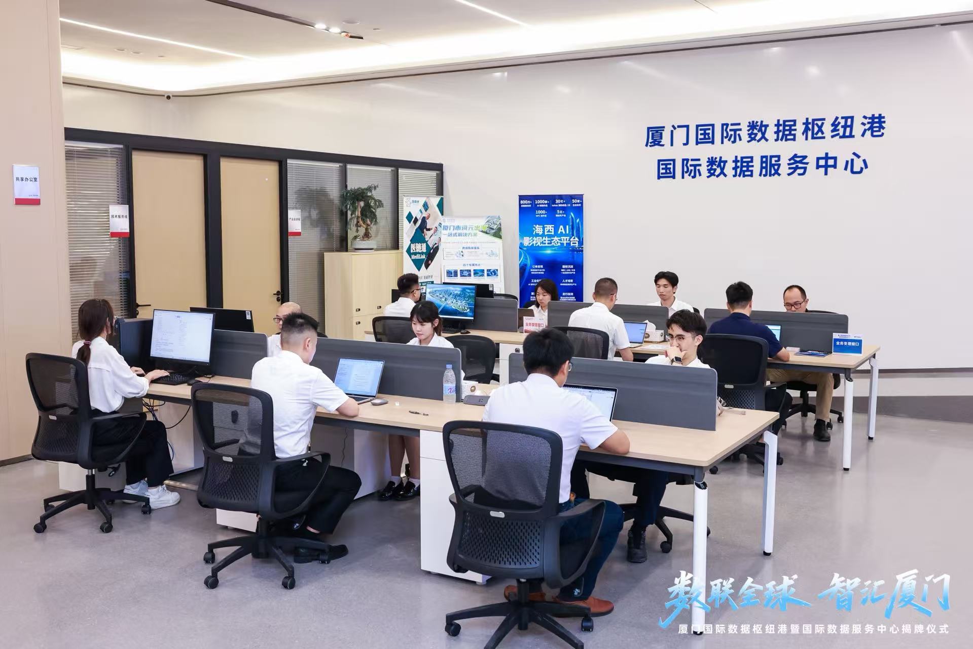 “数联全球 智汇厦门”国际数据服务中心正式启用