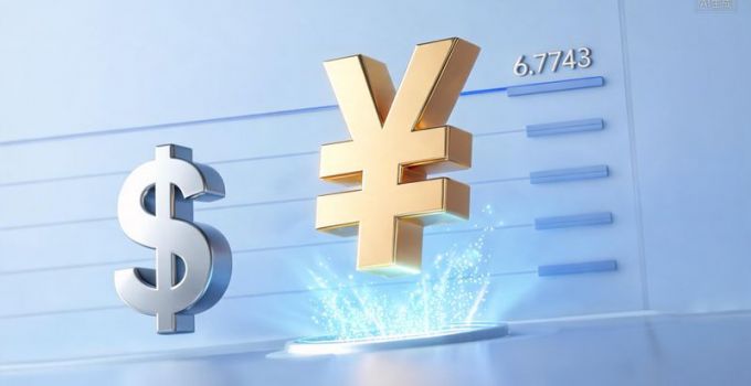 人民币对美元汇率中间价报6.7743 调升23个基点