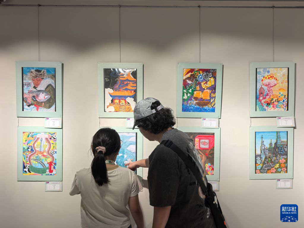 童心绘“信” 第十七届海峡两岸少儿美术大展登陆台北