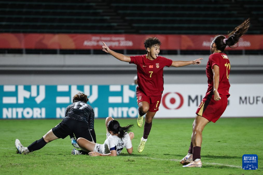 足球——女子小组赛：中国队战胜中国香港队