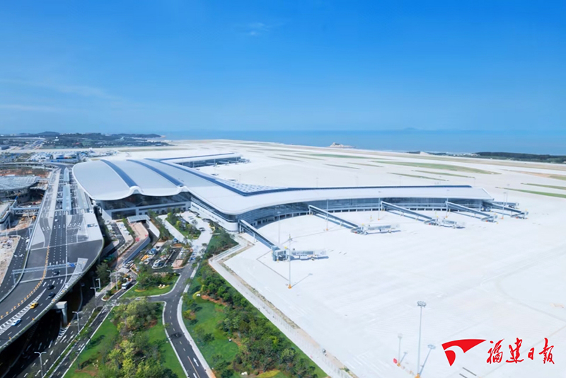 福州长乐国际机场T2航站楼外景。福州长乐国际机场供图