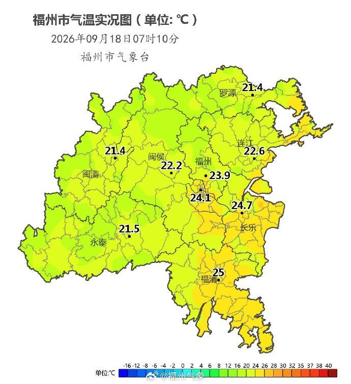 福州即将升温 19日市区高温重回35℃