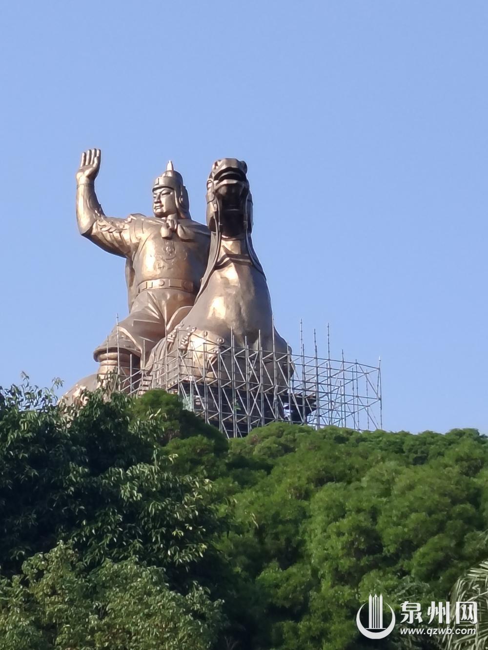 泉州大坪山郑成功雕像拟于10月1日开放